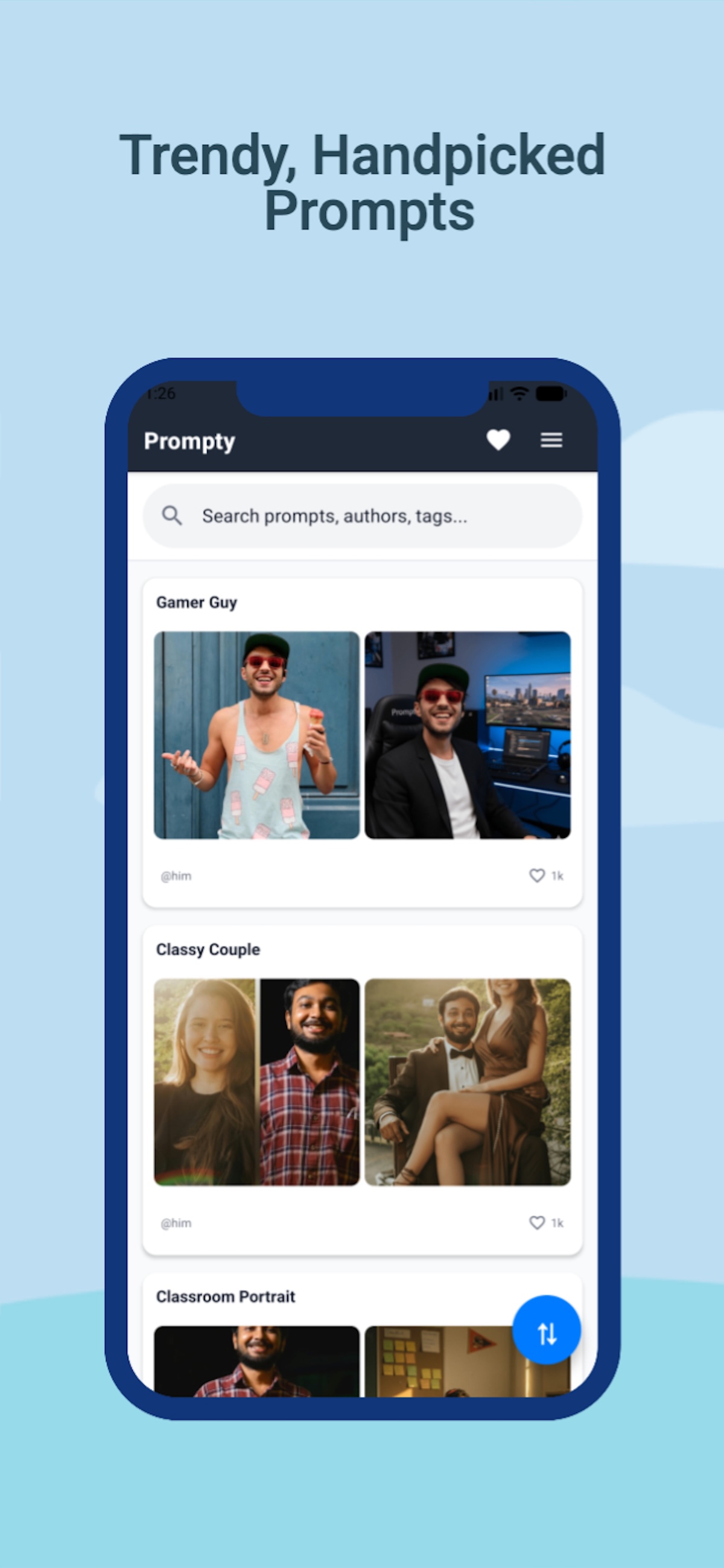 Prompty App Screenshot 1